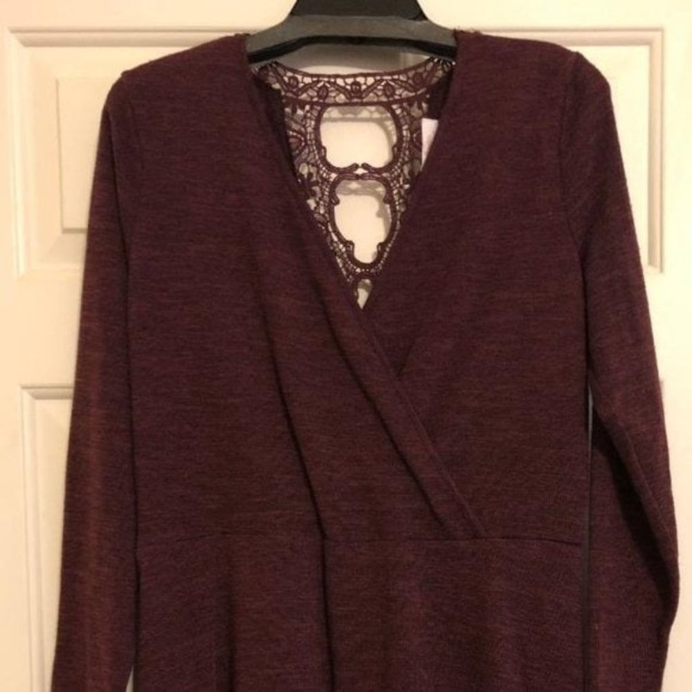 Womens burgundy dress Size XL